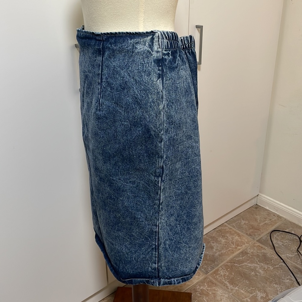Vintage Denim Skirt * Size Large‎ * - Picture 4 of 9